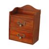 Desktop Drawer Storage Box Case Organizing Two Drawers Decorative Table Top Cabinet Network