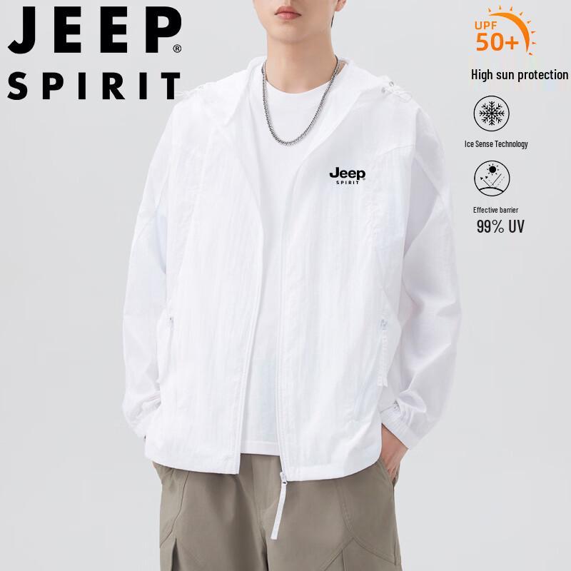 JEEP SPIRIT Men's Summer UV Protection Outdoor Jacket