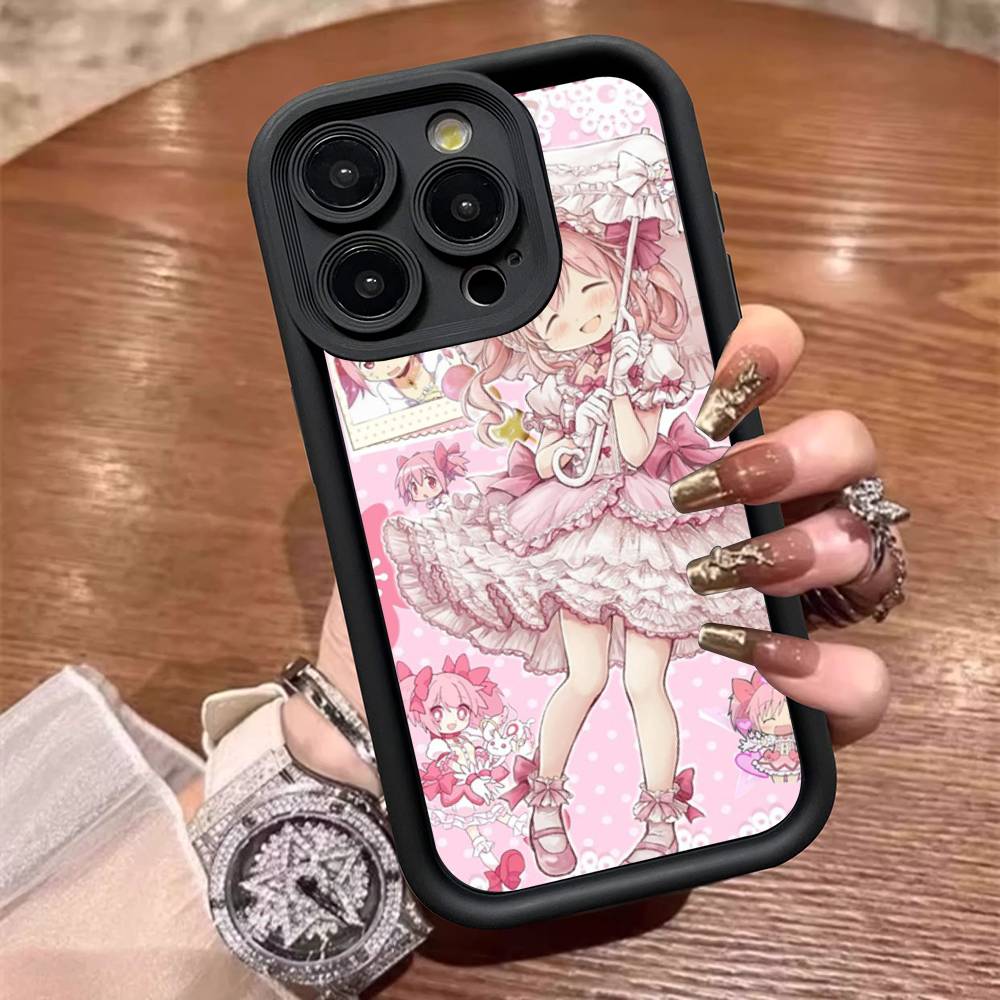 Girl Anime Puella Magi Madoka Magica TPU Phone Cover For Iphone 17 16 15 14 13 12 11 Pro Max Plus Case Cover