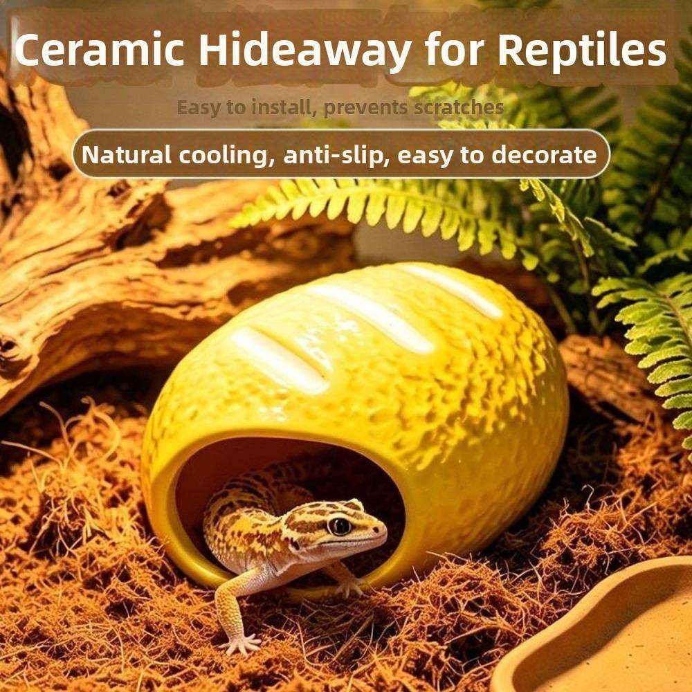 Anti-slip Ceramic Hamster House Cooling Pet Ice Cold House  Climbing Habitat
