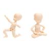 Obitsu Doll 11cm Obitsu Körper & Kopf Bewegliche Figur 11BD-D01 (Weißer)
