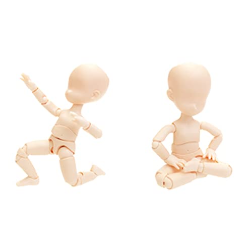 Obitsu Doll 11cm Obitsu Körper & Kopf Bewegliche Figur 11BD-D01 (Weißer)