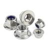 304 Stainless Steel Flange Nylon Lock Nut