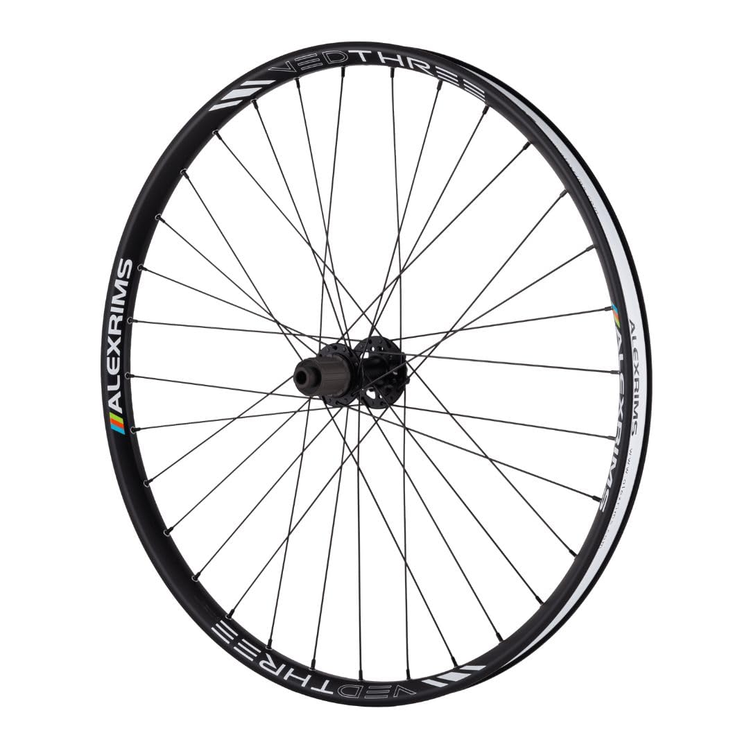 Колеса MTB ALEXRIMS VED3B, 27,5 дюйма, Заднее, 12x148 мм, Shimano HG 7-11 скоростей, 6 отверстий под диск, Черные