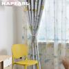 1PC NAPEARL 70-80% Blackout wydrukowano Cartoon wzór zwierzęcy spersonalizowane przezroczyste zasłony do sypialni salon Home Decor