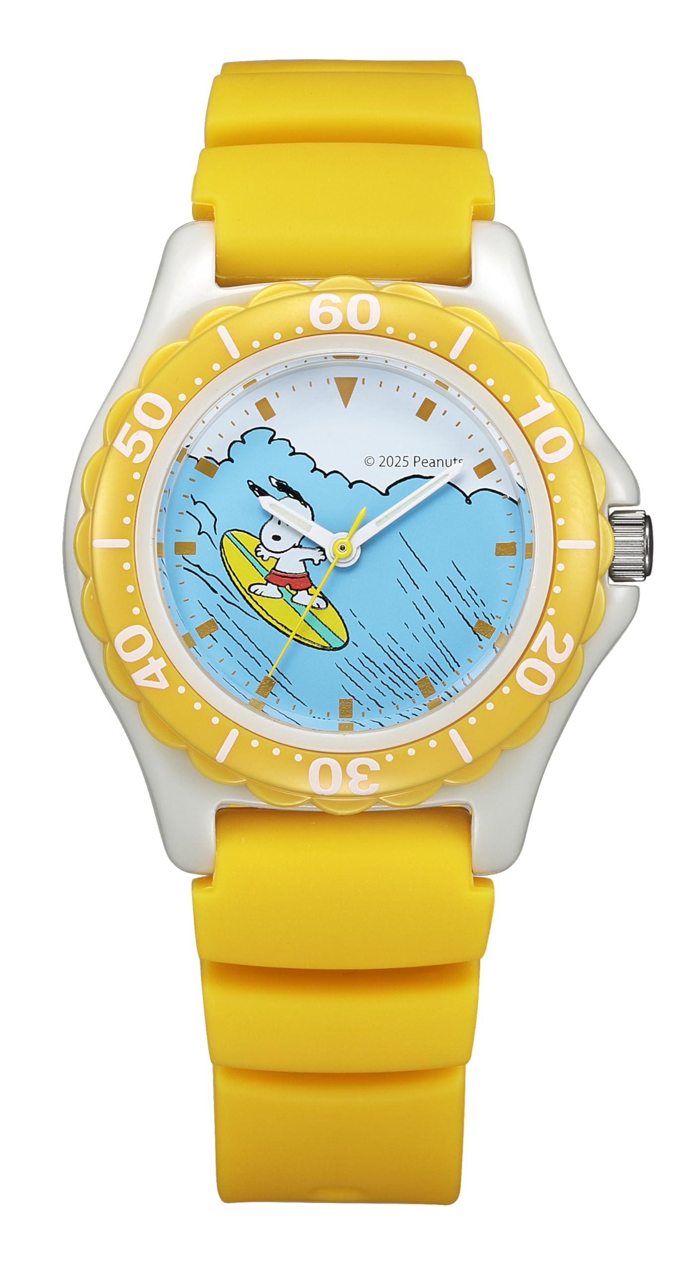 10 ATM Water Peanuts Yellow [Citizen Q&Q] Watch, Q&Q, Resistant, Analog, V51A-503VK,