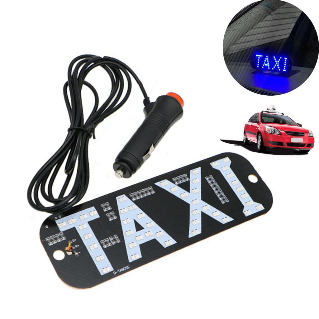 12V Taxi Skilt LED Lysstripe Erstatning Frontrute Drosje Indikatorlampe Sterkt Bil LED Lys Tilbehør