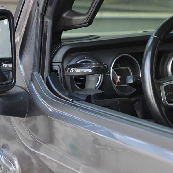 Front Left Cup Holder for 2018-2024 Jeep Wrangler None