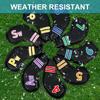 9Pcs PU Leather Golfs Iron Headcover Thick Synthetic Watertight Golfs Iron Head Cover Club Headcover Fit Most Brand