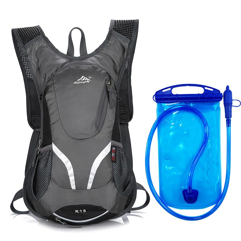 15L Outdoor Sport Cycling Climbing Water Bag Hydration Backpack Ultralight Rucksack Hiking Bike Riding Pack Bladder Knapsack