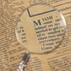 Delicate Pattern 5X Carved Magnifier Retro Magnifying Glass  Inspection Coins Insects Rock