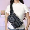 Large Capacity Chest Bag Multi-Compartment Sports Fanny Pack Fashion Men's Waist Bag  Traveling