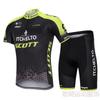 Mens Pro Cycling Jersey Shorts Set Breathable Road Mountain Bike Apparel