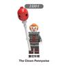Halloween Scream Horror Minifigure Building Blocks Toy, Mini Puzzle Skeleton Ghost Character Model,Creative Assembly Bricks Set