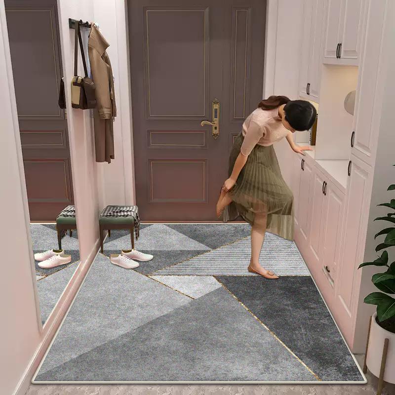 Modern Customizable Flannel Carpet Living Room Home Decoration Luxury Nordic Home Mat Bedside Washable Bedroom Mat Non-slip 60x90cm