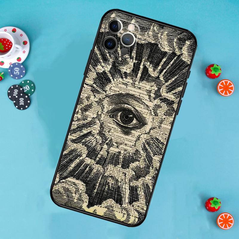 SUN AND MOON Mystic Zodiac Phone Case For iPhone 17 Air 14 16 15 11 12 13 Pro Max 12 13 mini 15 16 Plus 16e Cover Funda