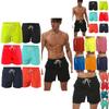 Stylish And Fashionable Men's Swimming Running Board Shorts With Breathable Mesh Lining