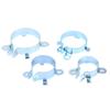 Tin Plated Capacitor Mounting Clamp 2 Feet Fastening Clamping Ring Holder for Power Supply Repair