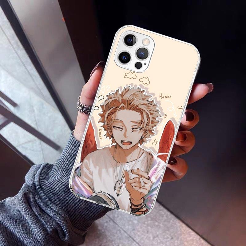 Hawks MHA My Hero A-Academy Handyhülle Für iPhone 17 Air 11 13 Mini 14 15 Plus 16 12 Pro Max 16E SE 7 8 Muster Weiche TPU Rückseite Co