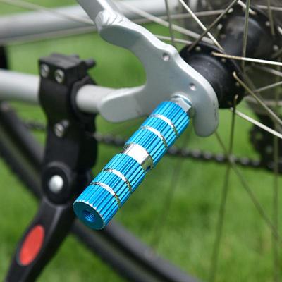 1 Par de Pedais de Bicicleta Eixo Apoio para os Pés Pedaleiras Antiderrapantes Liga de Alumínio Ciclismo de Estrada Montanha Bicicleta Dianteiro Traseiro Base Pedal