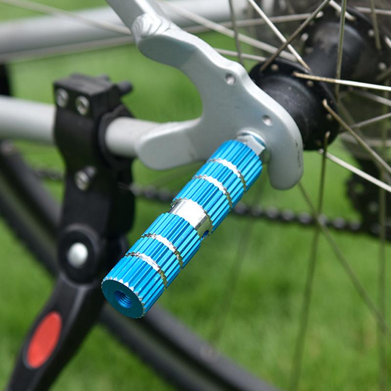 1 Paar Fahrradpedale Achse Fußstütze Stifte Anti-Rutsch Aluminiumlegierung Bergstraße Radfahren Fahrrad Vorne Hinten Sockel Pedal