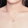 Necklaces Women's Holiday Gift Round Ring Temperament Popular Necklace for Women Charms Fashion Vintage Pendant Jewelry