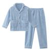 Warm Flannel Boys' Pajamas - Milk Velvet Coral Fleece Winter Sleepwear for Children