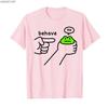 Dishonest Frog Funny Frog Meme Behave No Cartoon Design Tshirt for Men Women 100 Cotton T Shirts Short Sleeve Tops