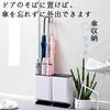 Slim Umbrella Stand, Holds 6 Umbrellas, Tall, Space-Saving, Large Capacity, Suitable for Long and Folding Umbrellas, Removable Water Tray, Waterproof,