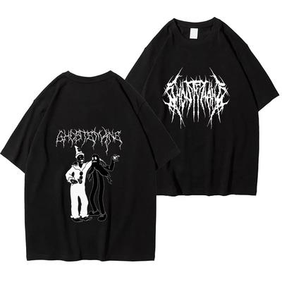Ghostemane Grafikdruck Herren T-Shirt Mode Hip Hop Metal Rock Gothic T-Shirt Streetwear Übergröße T-Shirt Herren
