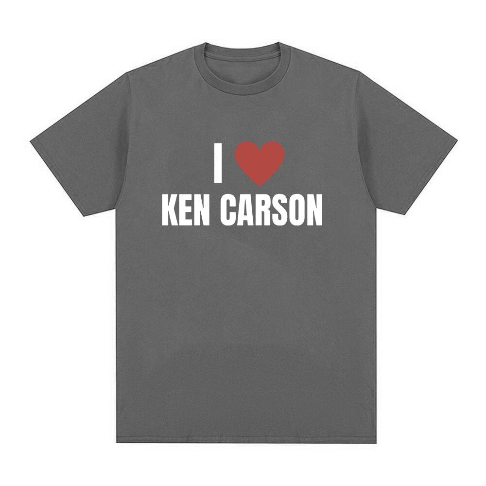 I Love Ken Carson T Shirts Men Women Fashion Hip Hop T-Shirt 100% Cotton Casual Cozy Oversized Short Sleeve T-shirts Streetwear