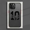 Phone Case For iPhone 16 15 14 13 12 11 Mini Pro Max X XR XSMax 15 16 Plus Football Superstar Messis-10 Transparent Back Cover