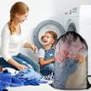 Large Size Laundry Mesh Bag Solid Color Drawstring Laundry Bag Anti-Snagging Anti-Deformation Mesh Clothes Washing Bag 60X90Cm