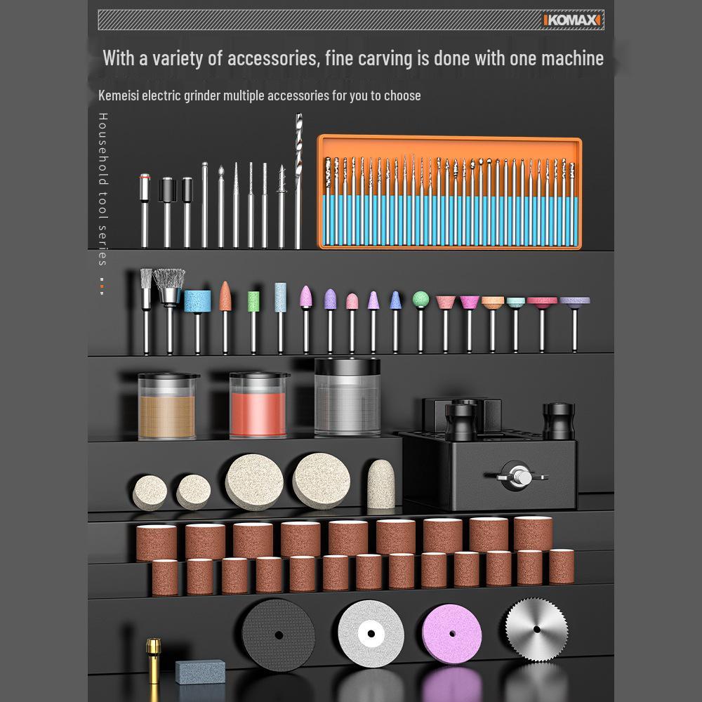 Handheld Electric Grinder & Polisher for Wood, Jadeite, Carving, and Cutting: Compact Electric Drill Tool