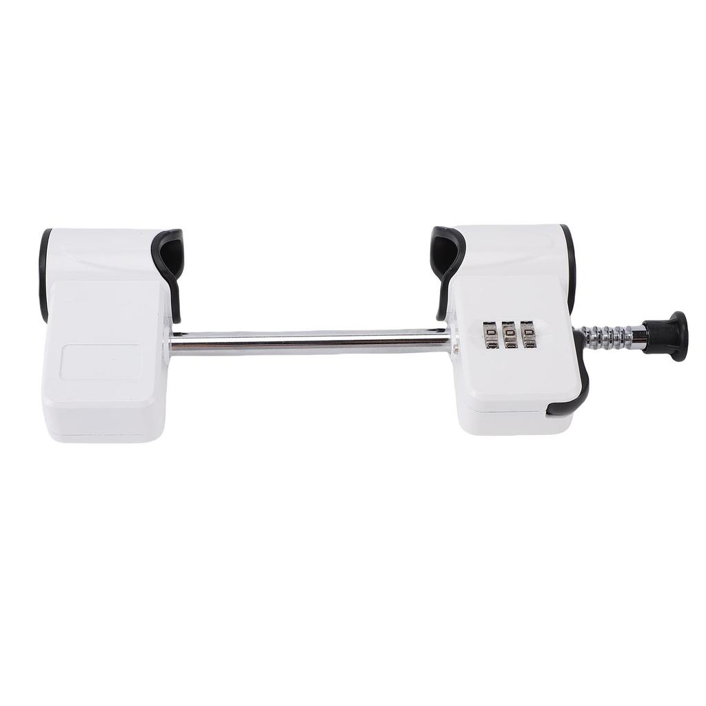 Double Door Code Lock 3 Digit Password Retractable Rod Alloy Steel French Door Lockout Device for Home