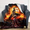 1pc M-Mortal Kombat1 Blanket, Gift, for Men and Women, Soft Blanket, Good for Sofa Bed Couch Travel, Lightweight Flannel Blanket
