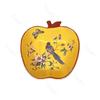 Creative Bird Relief Ceramic Plates Home Breakfast Exquisite Fruits Salad Bowl Unique Apple Shaped Tableware Decoration