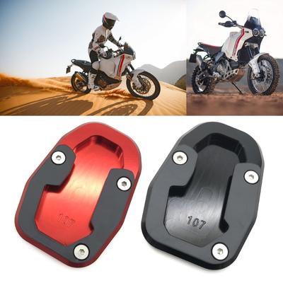 Motorcycle Kickstand Extension Plate Foot Side Stand Enlarge Pad for DESERT X Aluminum Enlarger Extension Plate Foot Pad