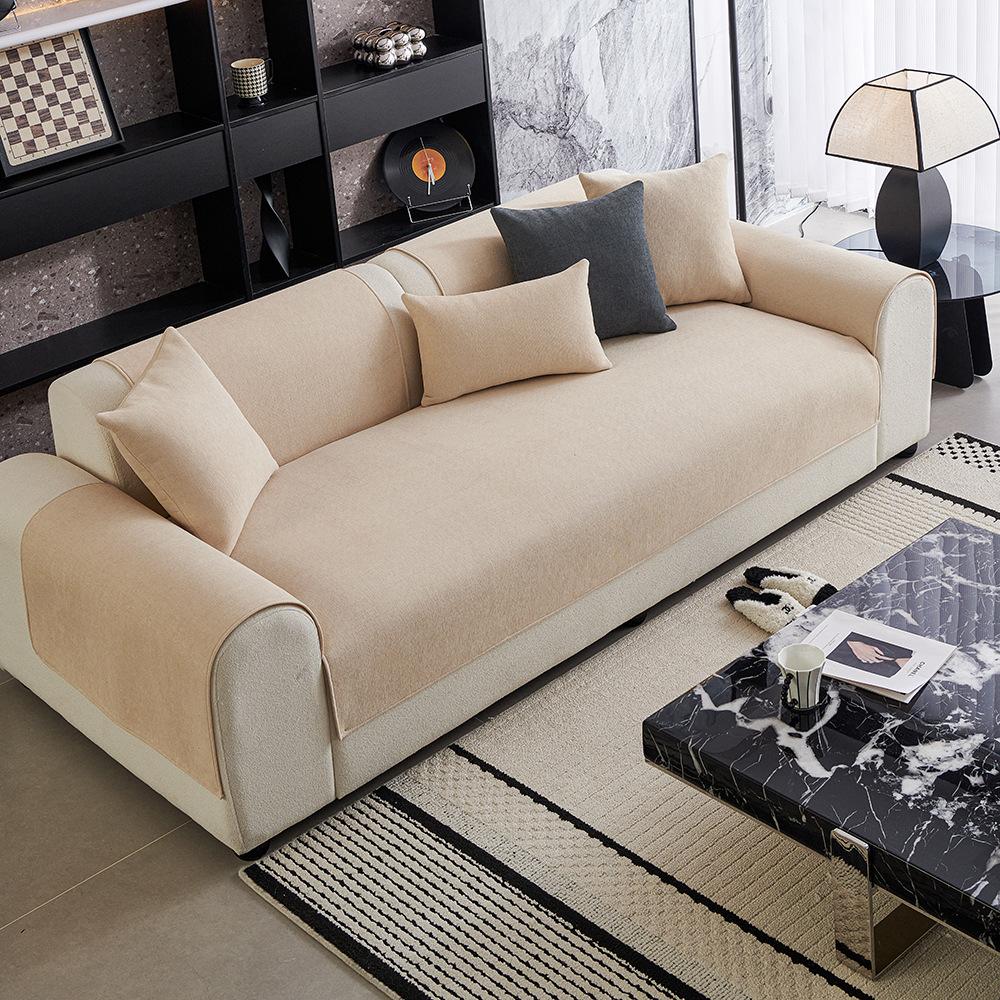 Waterproof Urine-Proof Chenier Sofa Cushion  New Four-Season Universal High-End Non-Slip Sofa Cushion