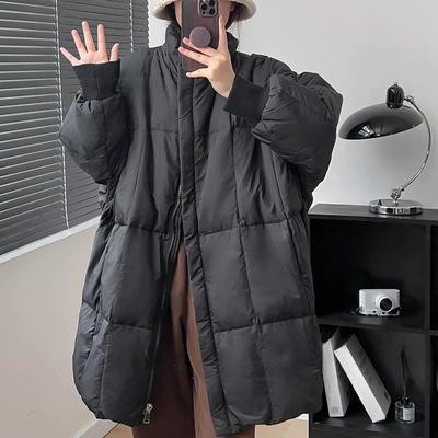 Neue Daunenjacke Damen Winter Große Größe Koreanischer Stil Mittellang Baumwolljacke Locker Lässig Baumwolljacke
