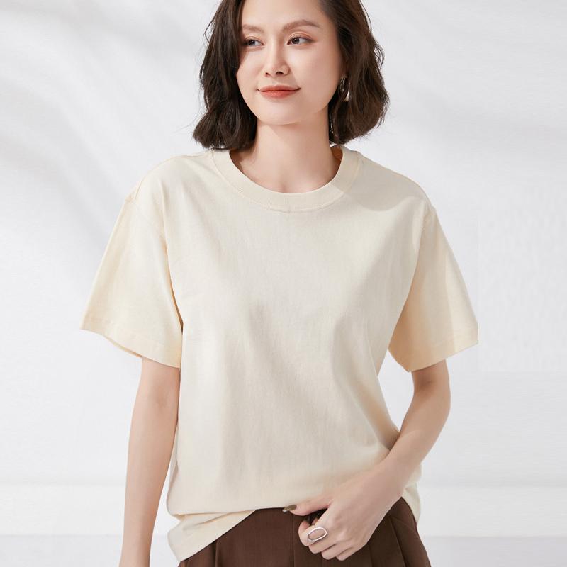 Letní nadměrná trička pro ženy a muže, jednobarevná trička, ležérní dámská korejská streetwear základní jednobarevné mladé cool topy