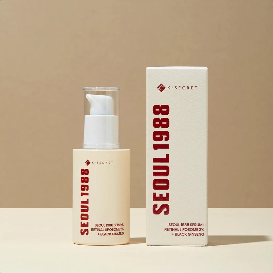KSECRET Seoul 1988 Serum: Retinal Liposome 2%+Black Ginseng 30ml Black Ginseng 30ml