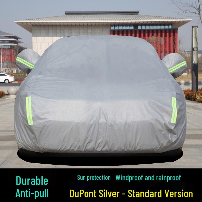Oxford Cloth All-Weather Car Cover: Sun, Rain & Heat Protection, Special Thickened Universal Fit. Default option