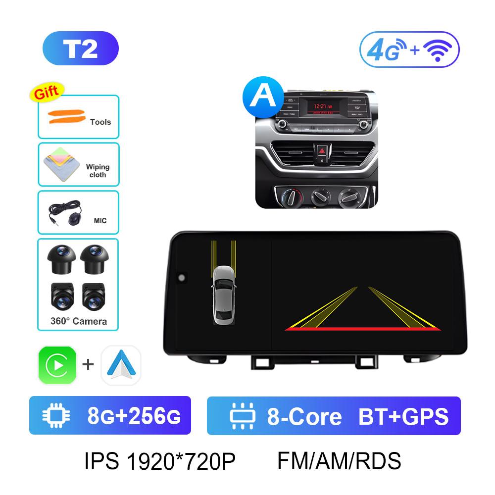 Android Intelligent System DSP Stereo for Kia Sportage 2018 - 2019 Wireless Carplay 12.3 Inch Touch ScreenCooling Fan Bluetooth
