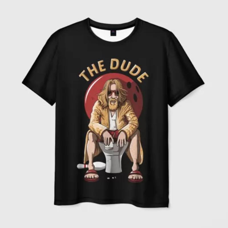 Film The Big Lebowski The Dude Tričko 3D potisk Pánské Dámské Unikátní Tričko Topy Móda Unisex Velká Velikost Streetwear Oblečení