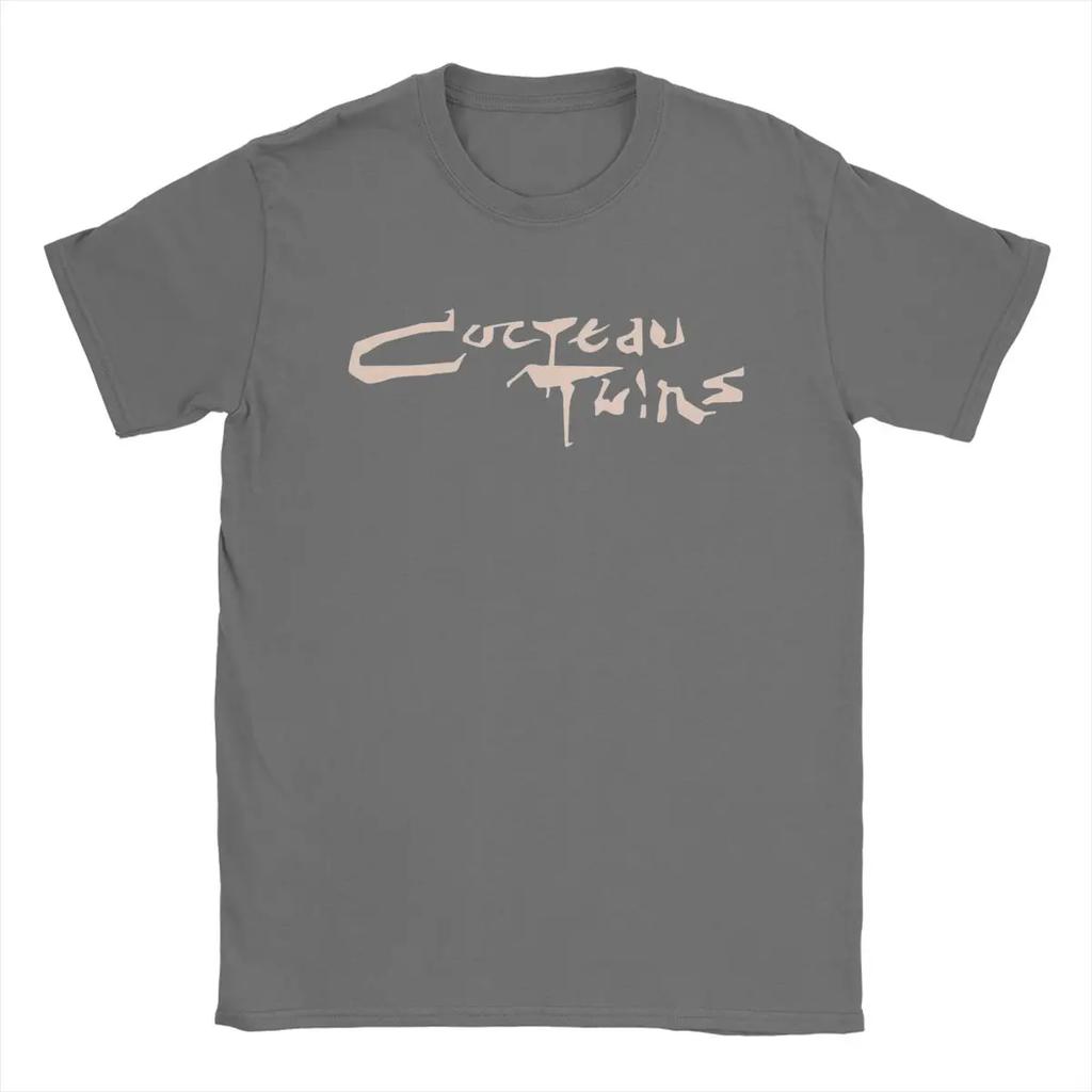 Men T-Shirts Cocteau Twins Cool 100% Cotton Tee Shirt Short Sleeve T Shirt Crewneck Clothing Adult