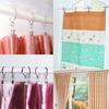 JANYUN 120 Pack Heavy-Duty Hook Clip Set Metal Curtain Clips for Curtain Photos Home Party Decoration Art Craft Display - Silver
