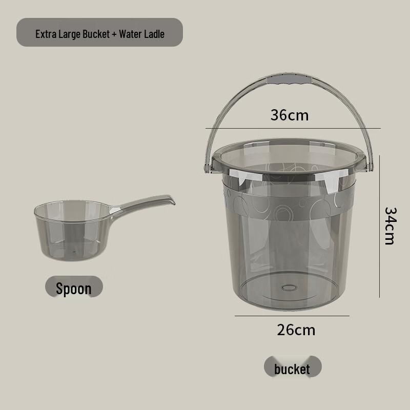 Yicang Thickened Plastic Water Bucket Set