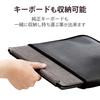 ELECOM Surface ProX/8/9/10/11 Generation Case PC Case Semi-Hard Pouch Sleeve Shockproof with Pen Holder Black TB-MSP8SHPBK