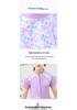 Princess Style Girls' UV Protection Quick-Dry Cute Short-Sleeve Swimsuit Jumpsuit